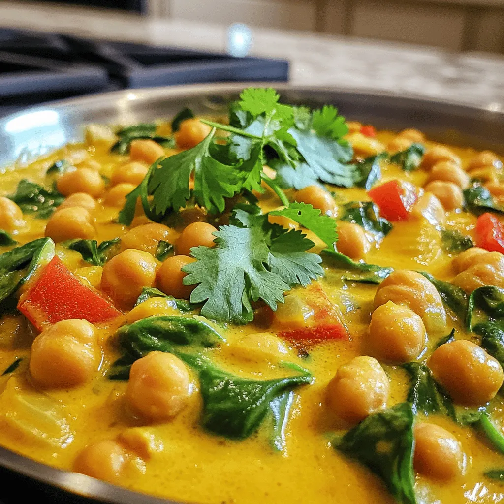 Coconut Curry Chickpeas Flavorful and Cozy Meal
