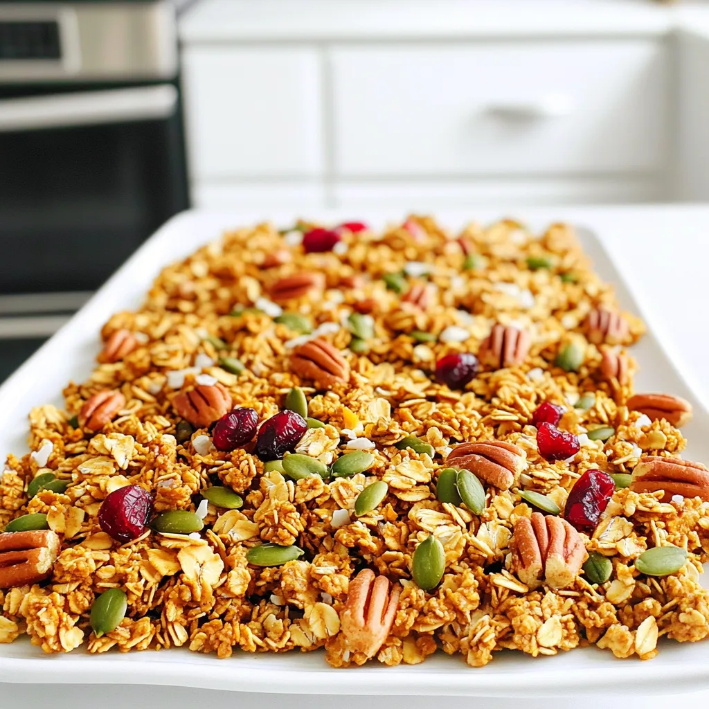 Pumpkin Pecan Granola Tasty and Easy Homemade Snack