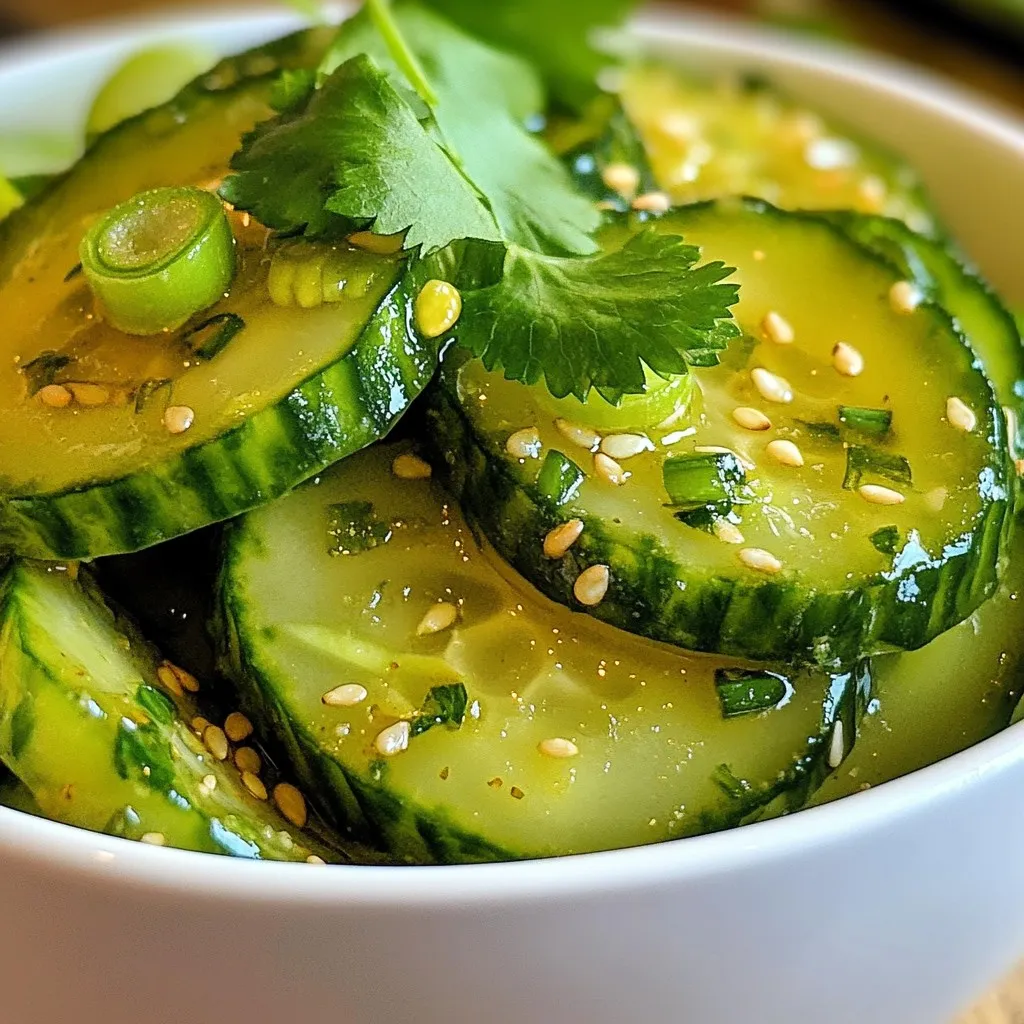 Asian Cucumber Salad Fresh and Healthy Delight