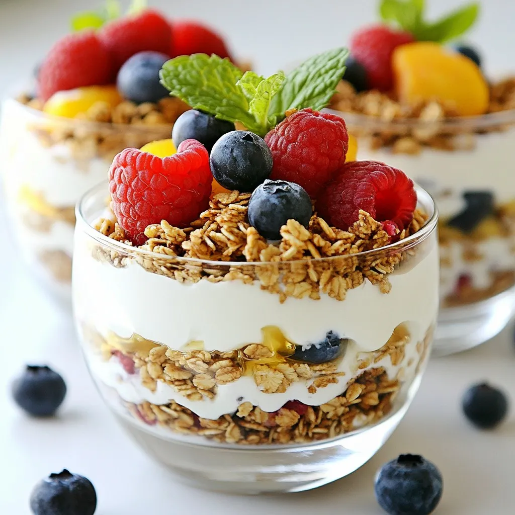 Berry Yogurt Parfait Simple and Nourishing Snack