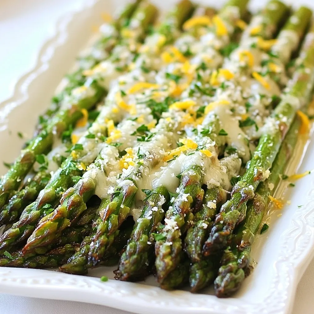Garlic Parmesan Roasted Asparagus Flavorful Dish