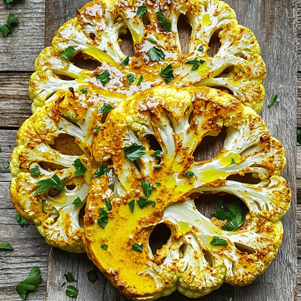 Roasted Cauliflower Steaks Flavorful and Simple Dish