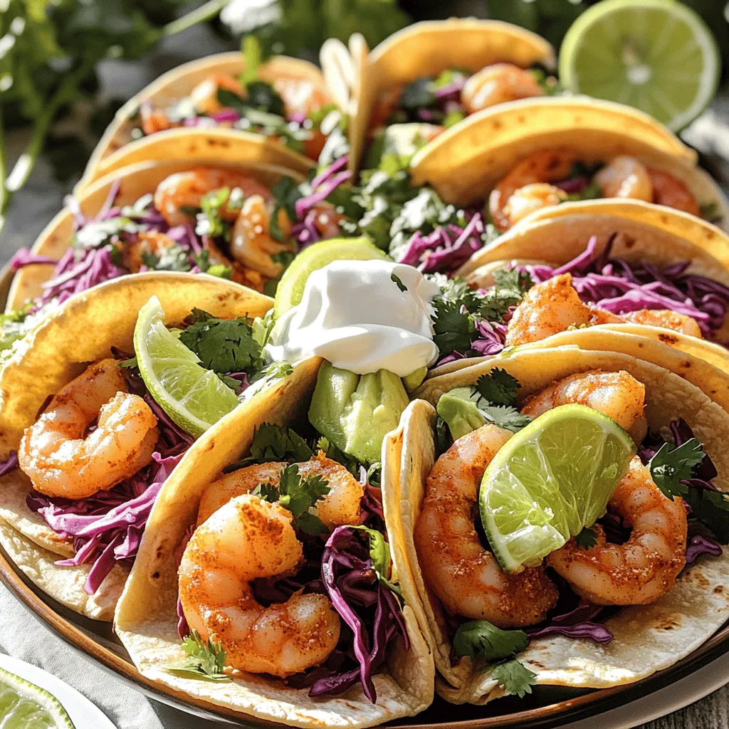 Cilantro Lime Shrimp Tacos Flavorful and Easy Recipe