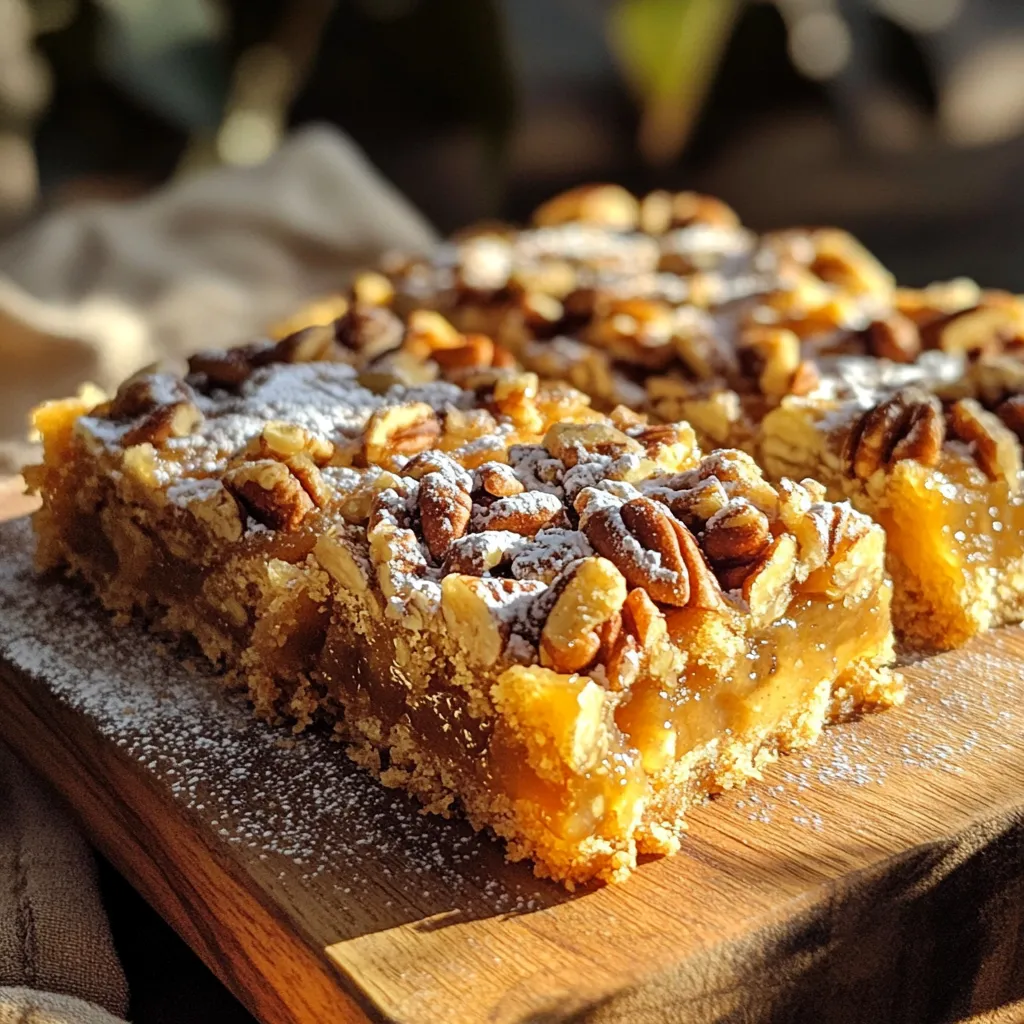 Brown Sugar Maple Pecan Bars Irresistible Treat