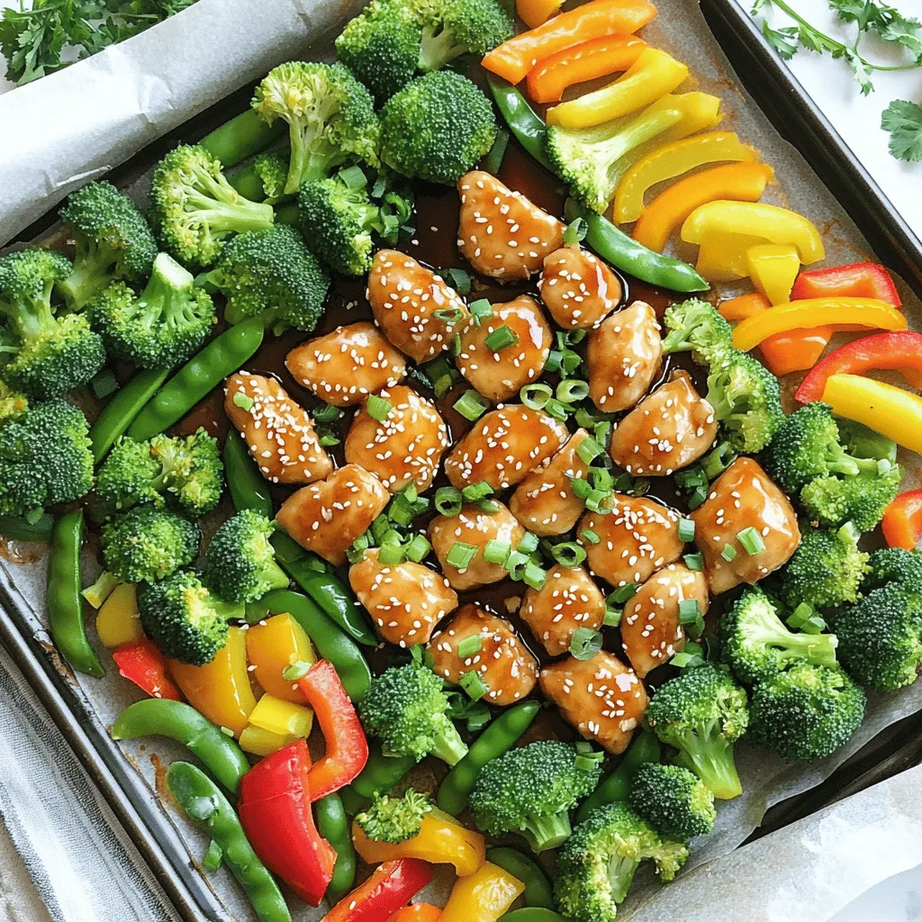 Teriyaki Chicken and Veggies Sheet Pan Flavor Burst