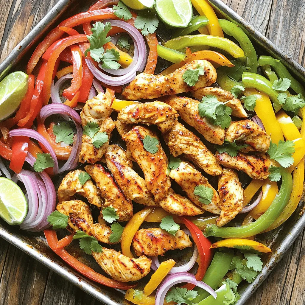Sheet Pan Fajita Chicken Flavorful and Easy Dinner