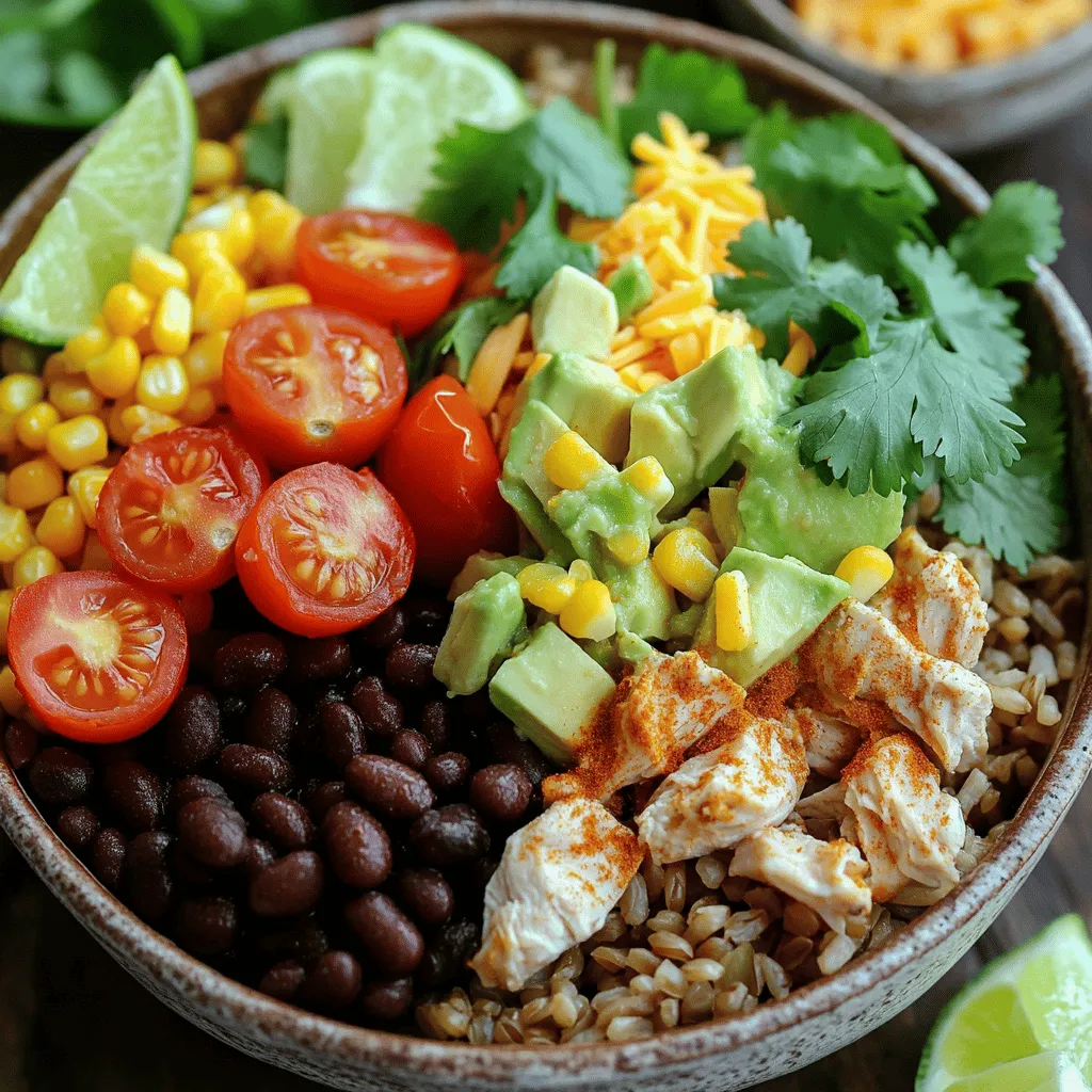 Easy Chicken Burrito Bowl Quick and Delicious Meal