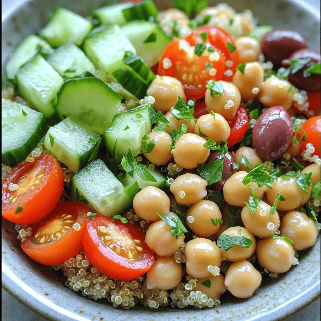 Mediterranean Quinoa Bowl Flavorful and Nutritious Dish