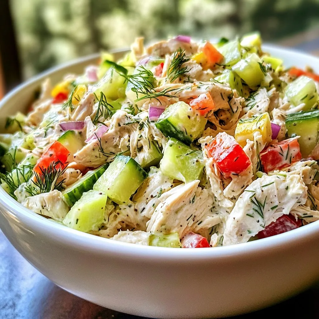 Greek Yogurt Chicken Salad Tasty and Refreshing Meal