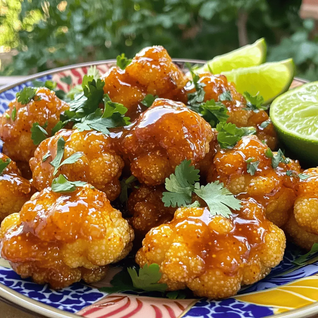 Air Fryer Sweet Chili Cauliflower Flavorful Dish