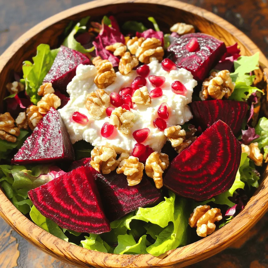 Roasted Beet Salad with Goat Cheese Fresh Delight