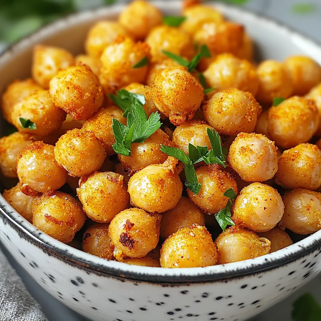 Air Fryer Chickpea Snacks Crunchy and Healthy Treats