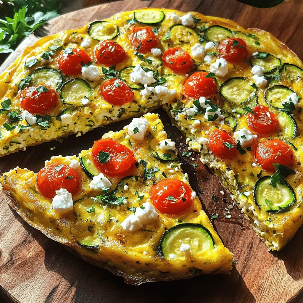 Baked Zucchini Frittata Flavorful and Easy Recipe