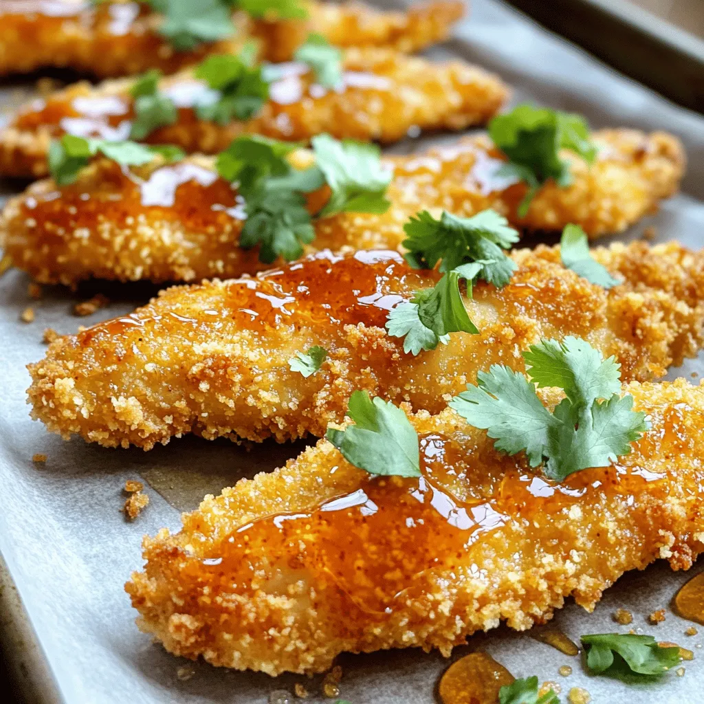 Sriracha Honey Chicken Tenders Flavorful and Crispy