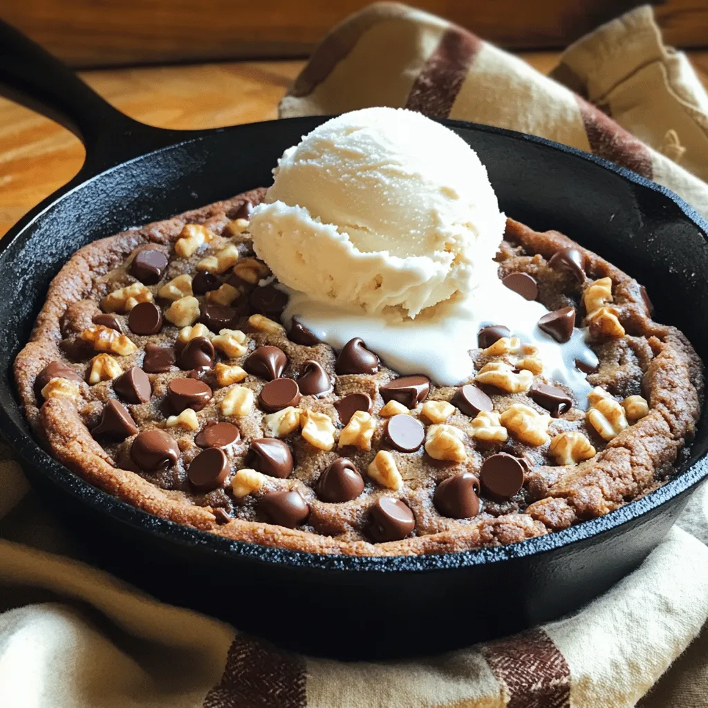 Chocolate Chip Cookie Skillet Delightful Dessert Recipe