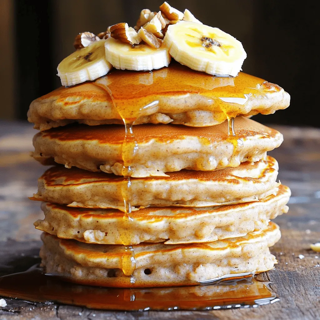 Banana Oatmeal Blender Pancakes Simple and Delicious