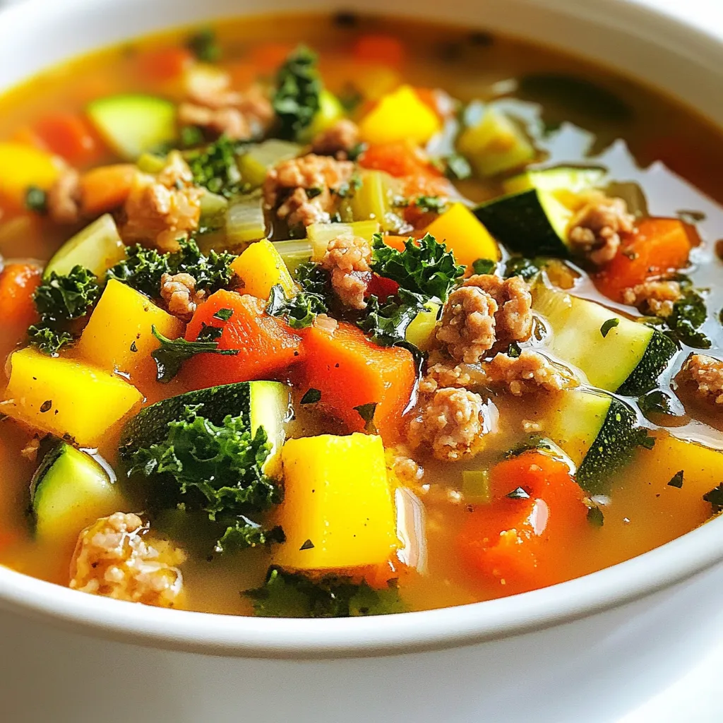 Turkey Vegetable Weight Loss Soup Healthy and Simple Recipe