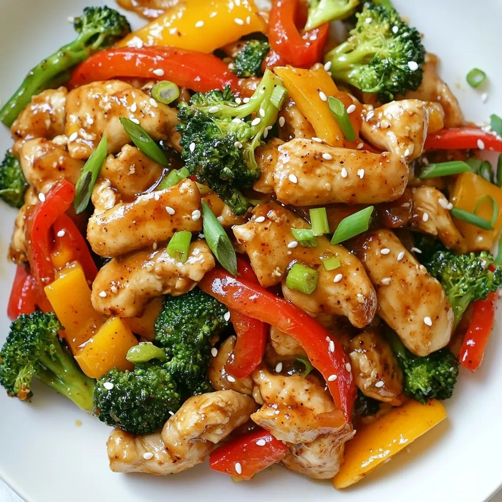 Sweet Chili Chicken Stir-Fry Flavorful Weeknight Meal