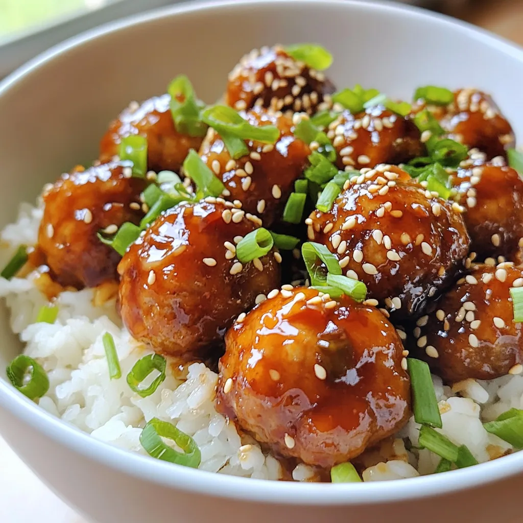 Teriyaki Turkey Meatballs Flavorful and Easy Recipe
