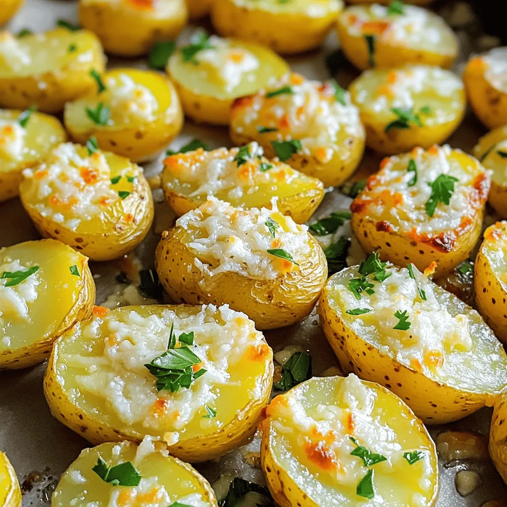 Roasted Garlic Parmesan Potatoes Quick and Tasty Dish