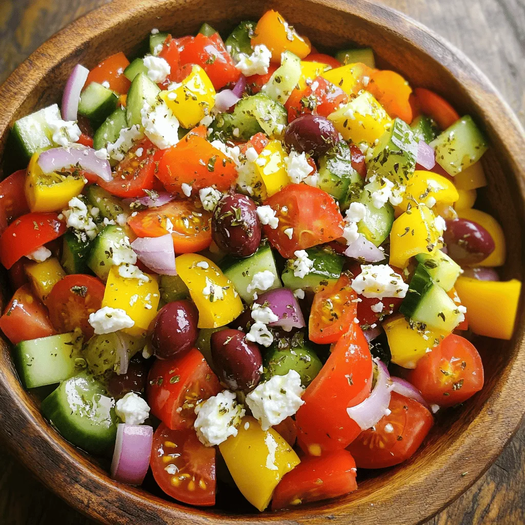 Classic Greek Salad Flavorful and Refreshing Delight
