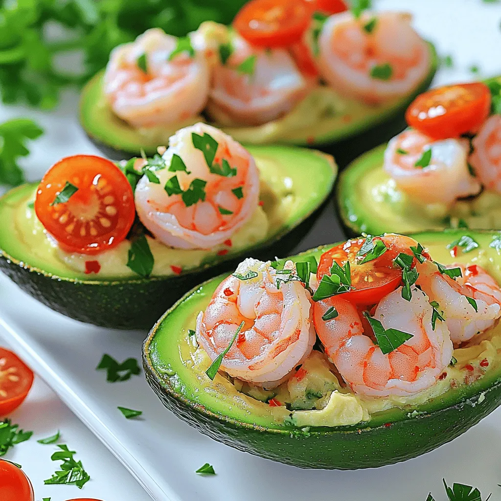Shrimp Scampi Stuffed Avocados Tasty and Easy Recipe