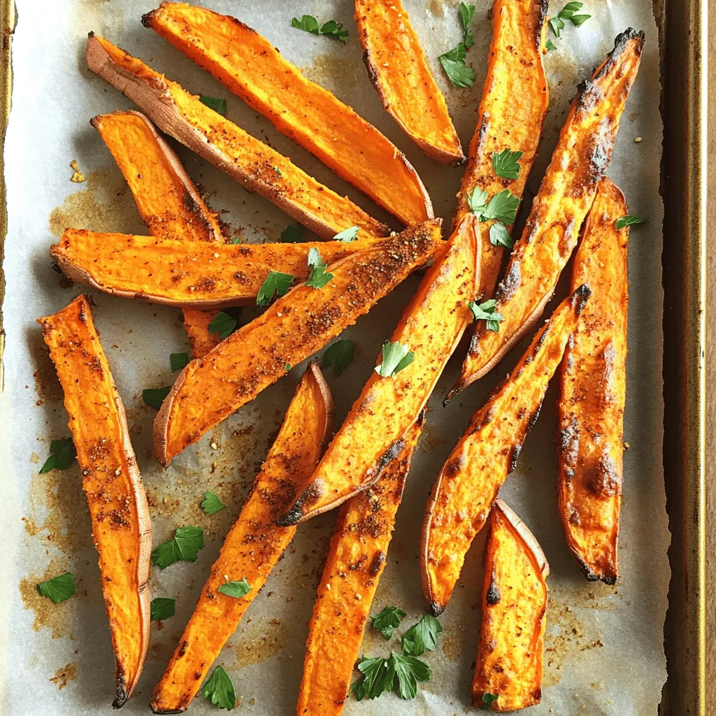 Baked Sweet Potato Fries Crispy and Flavorful Snack
