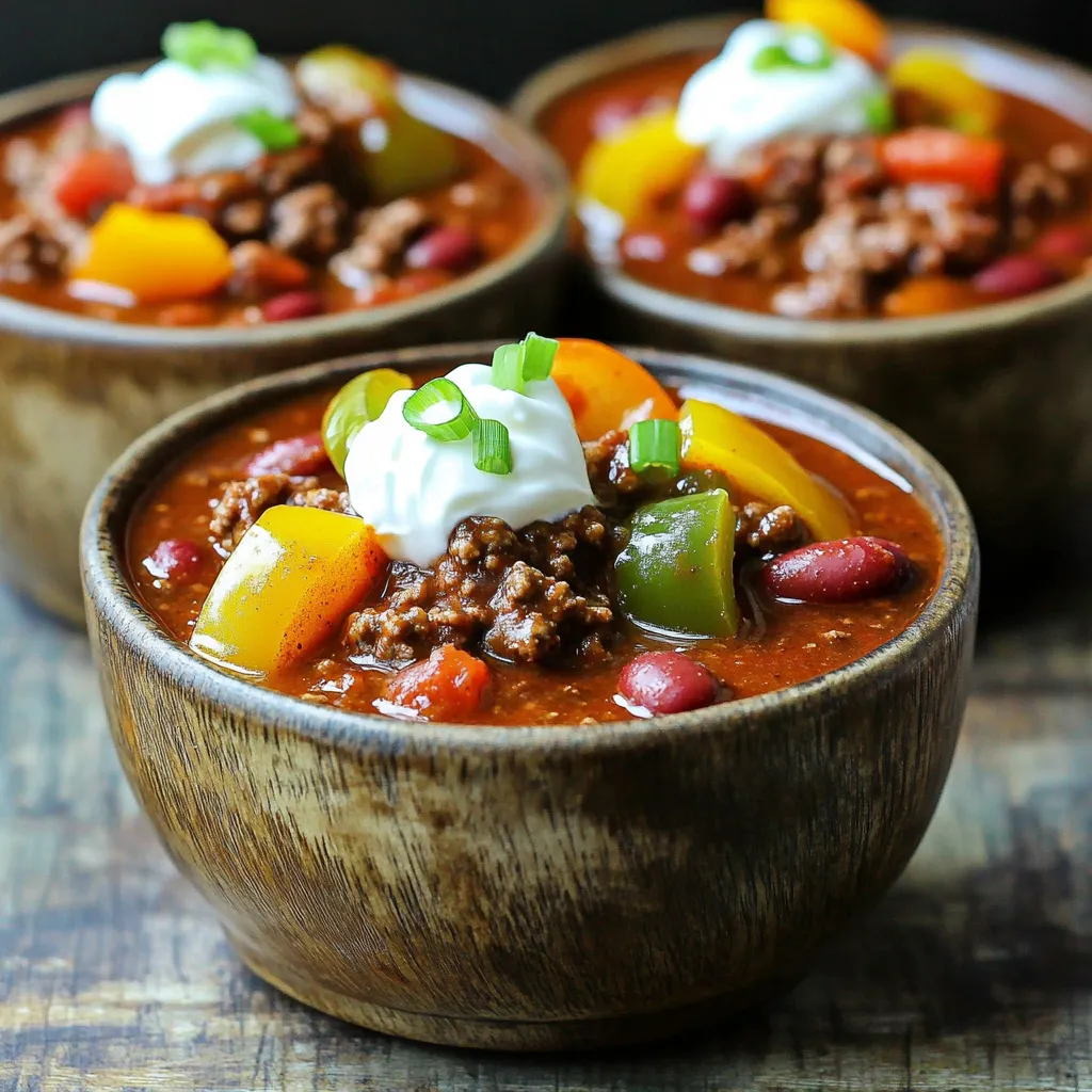Slow Cooker Classic Beef Chili Hearty Satisfaction