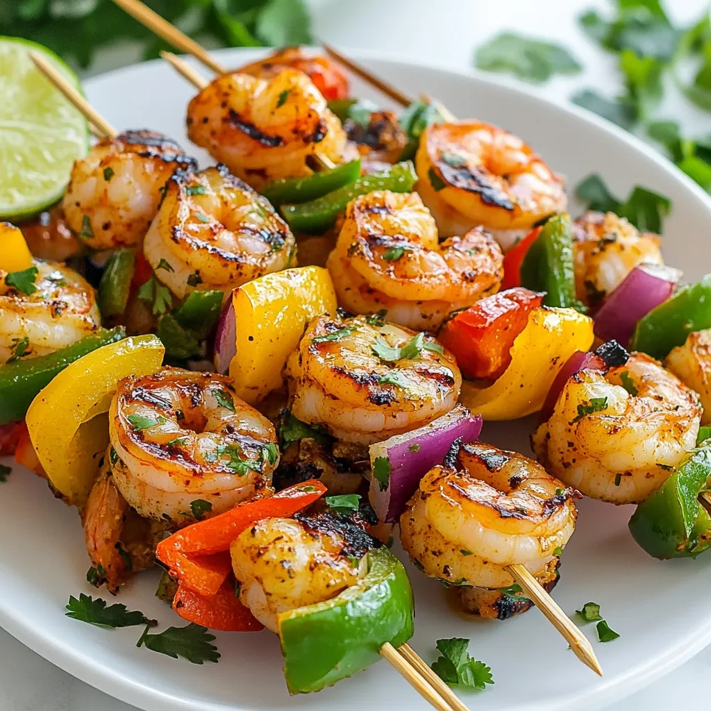 Chipotle Lime Shrimp Skewers Flavorful and Simple Meal