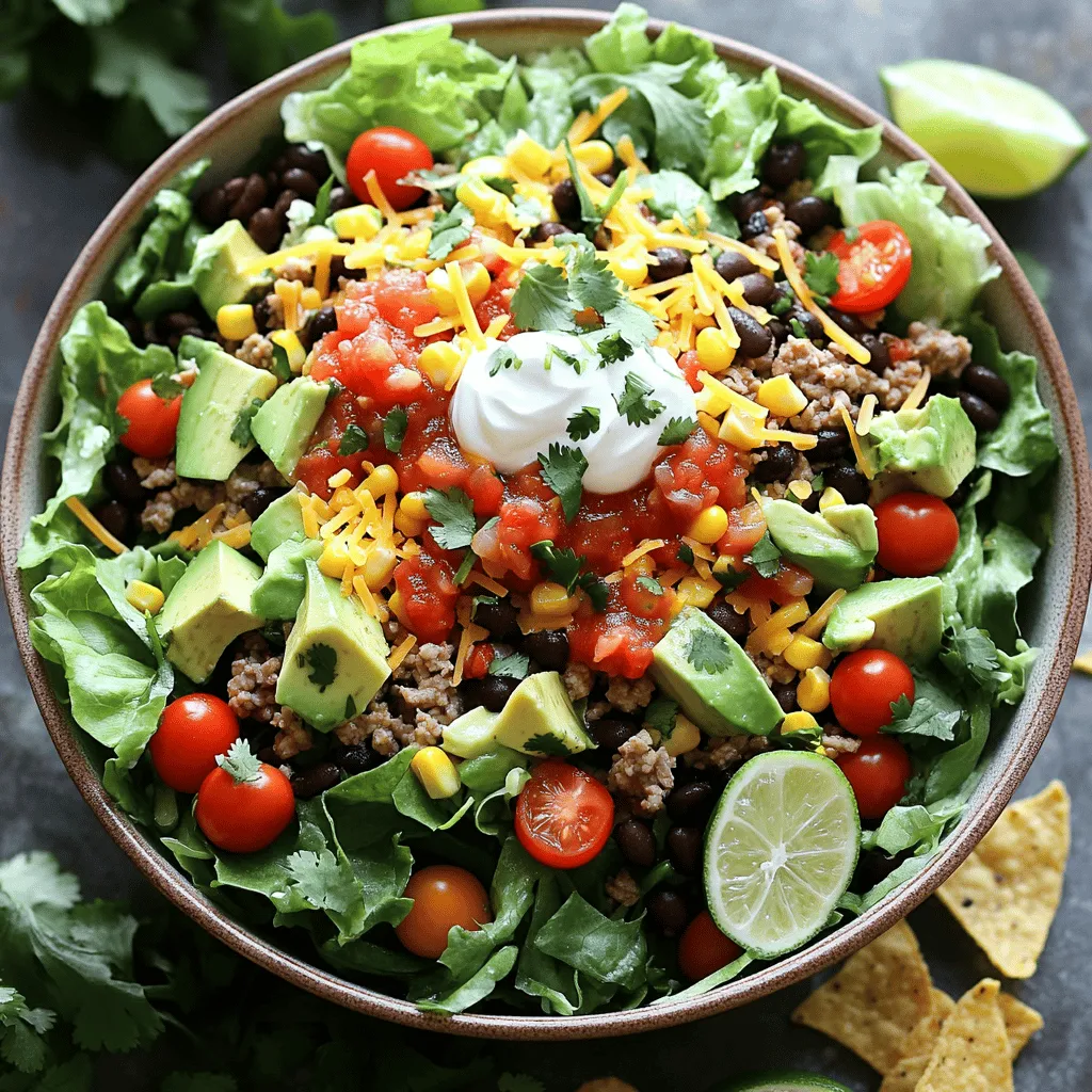 Easy Taco Salad Flavorful and Quick Meal Option