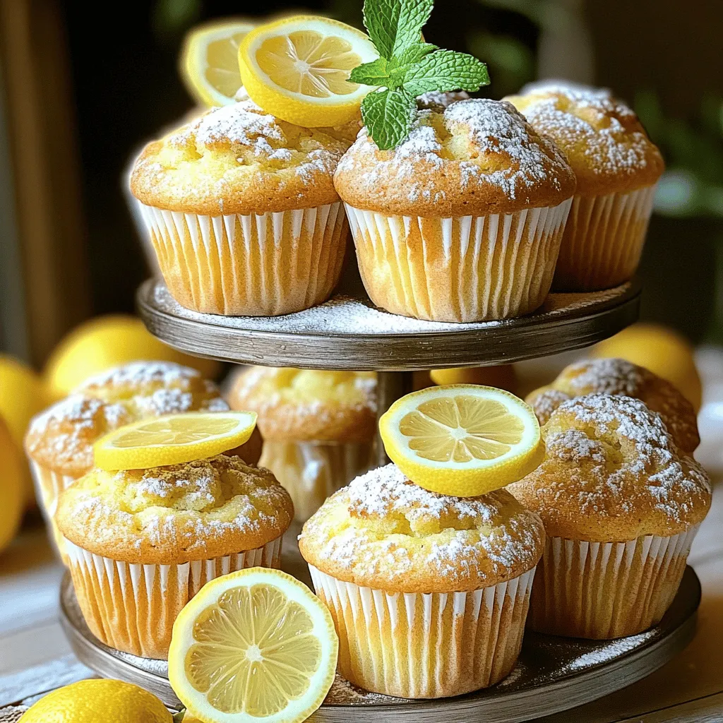 Zesty Lemon Poppy Seed Muffins Irresistible Delight