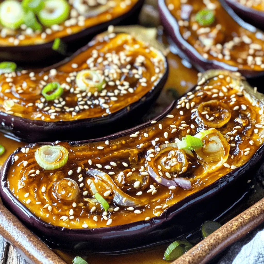 Miso Glazed Eggplant Flavorful and Simple Dish