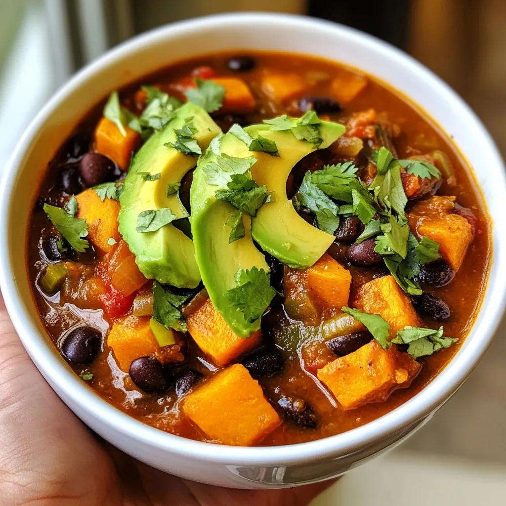Sweet Potato Black Bean Chili Bold and Flavorful Recipe