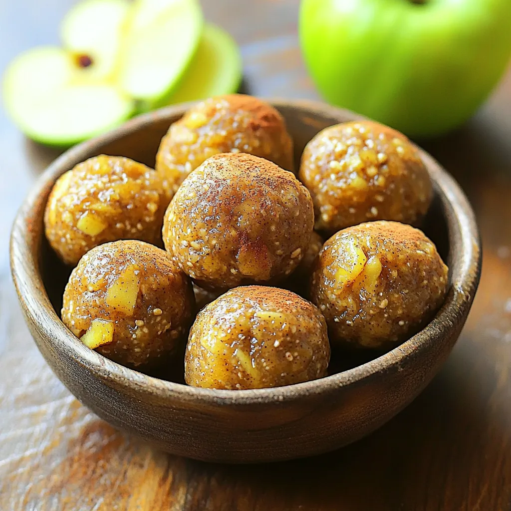 Apple Pie Energy Bites Simple and Healthy Snack