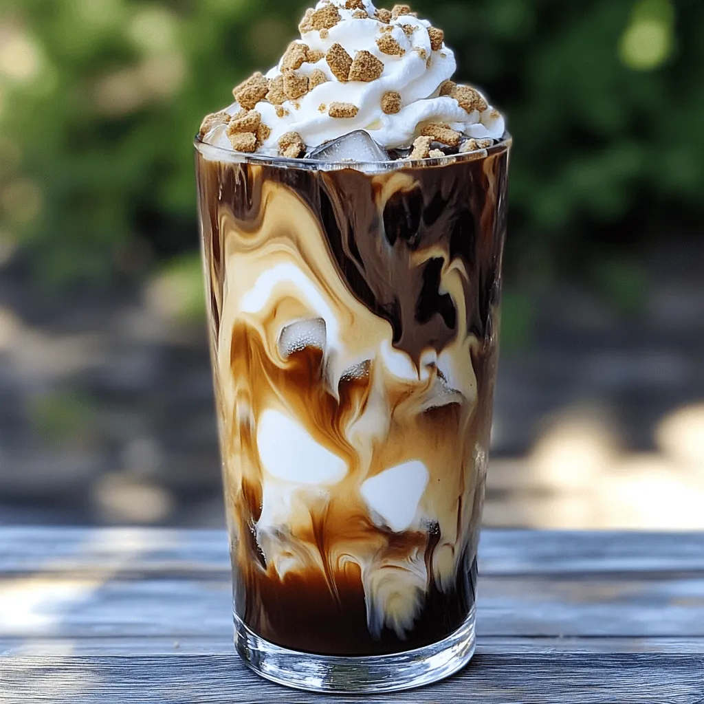 S’mores Iced Latte Irresistible Summer Refreshment