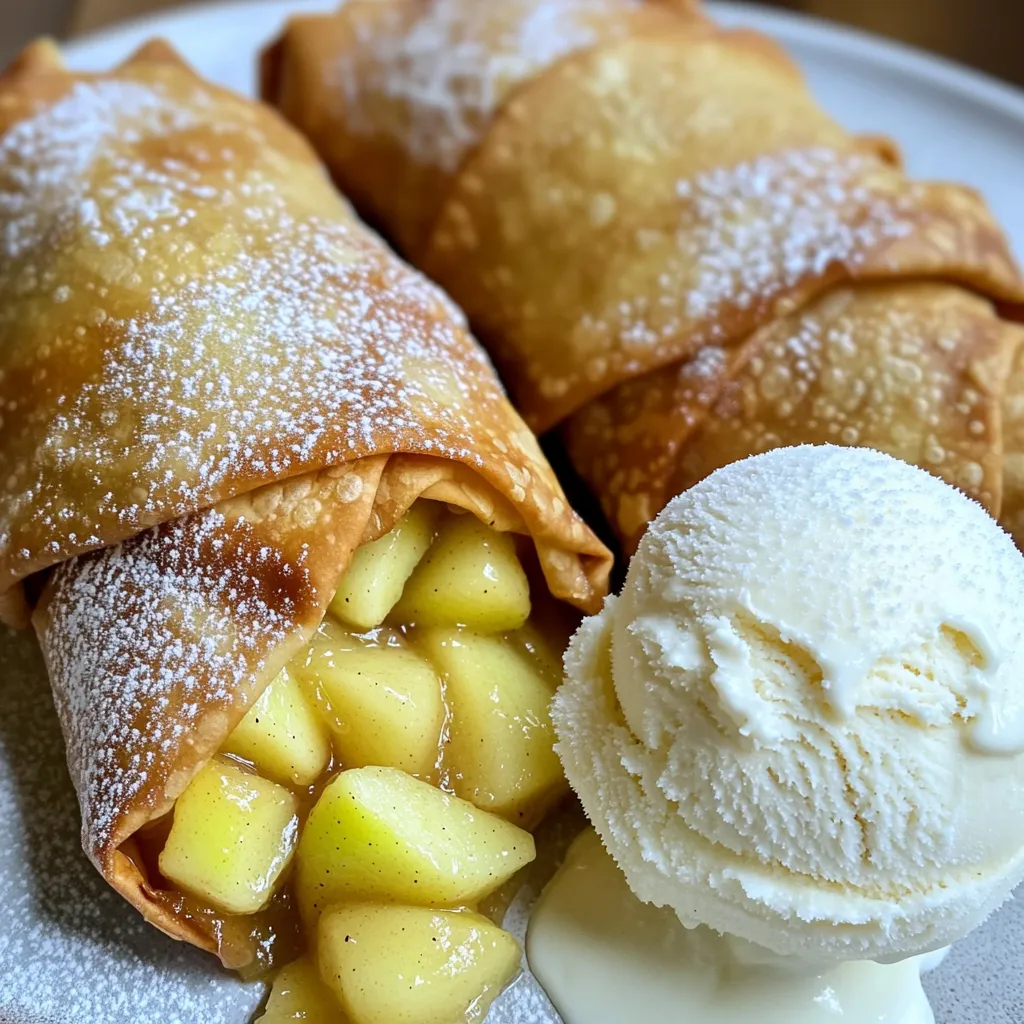 Air Fryer Apple Pie Egg Rolls Simple and Tasty Treat