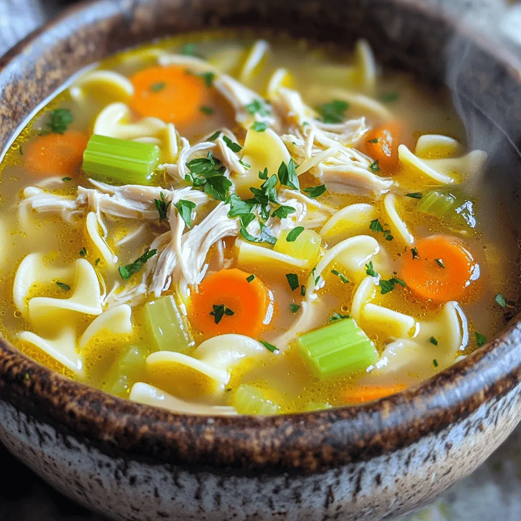 Easy Chicken Noodle Soup Comforting Family Recipe