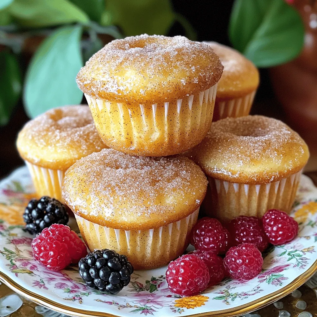 Cinnamon Sugar Donut Muffins Soft and Flavorful Treat