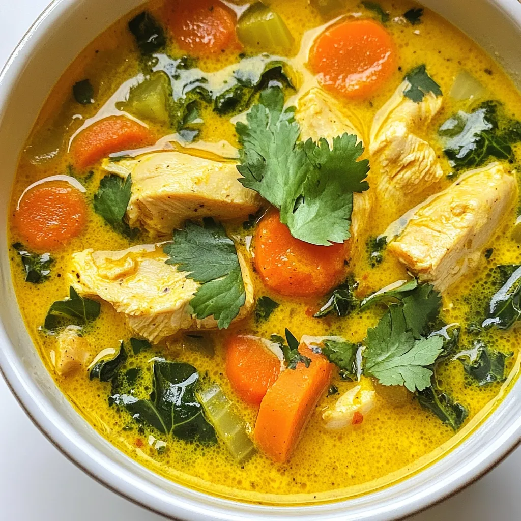 Turmeric Chicken Anti-Inflammatory Soup Delight