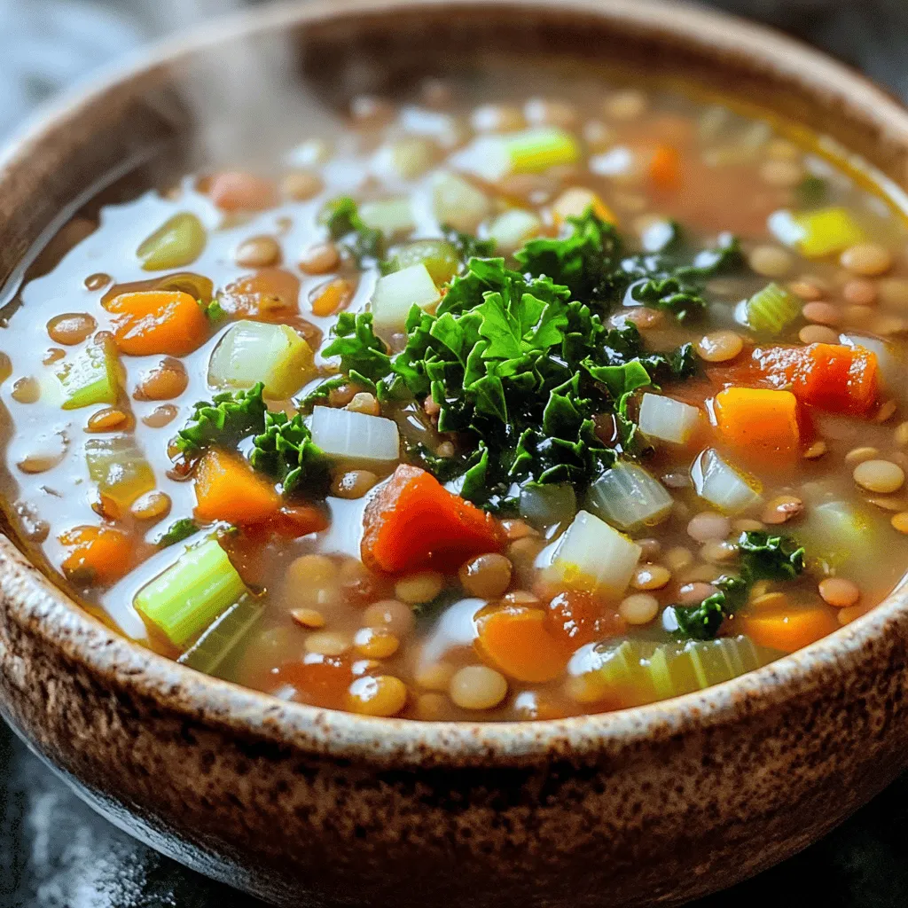 Vegan Lentil Soup Hearty and Satisfying Recipe