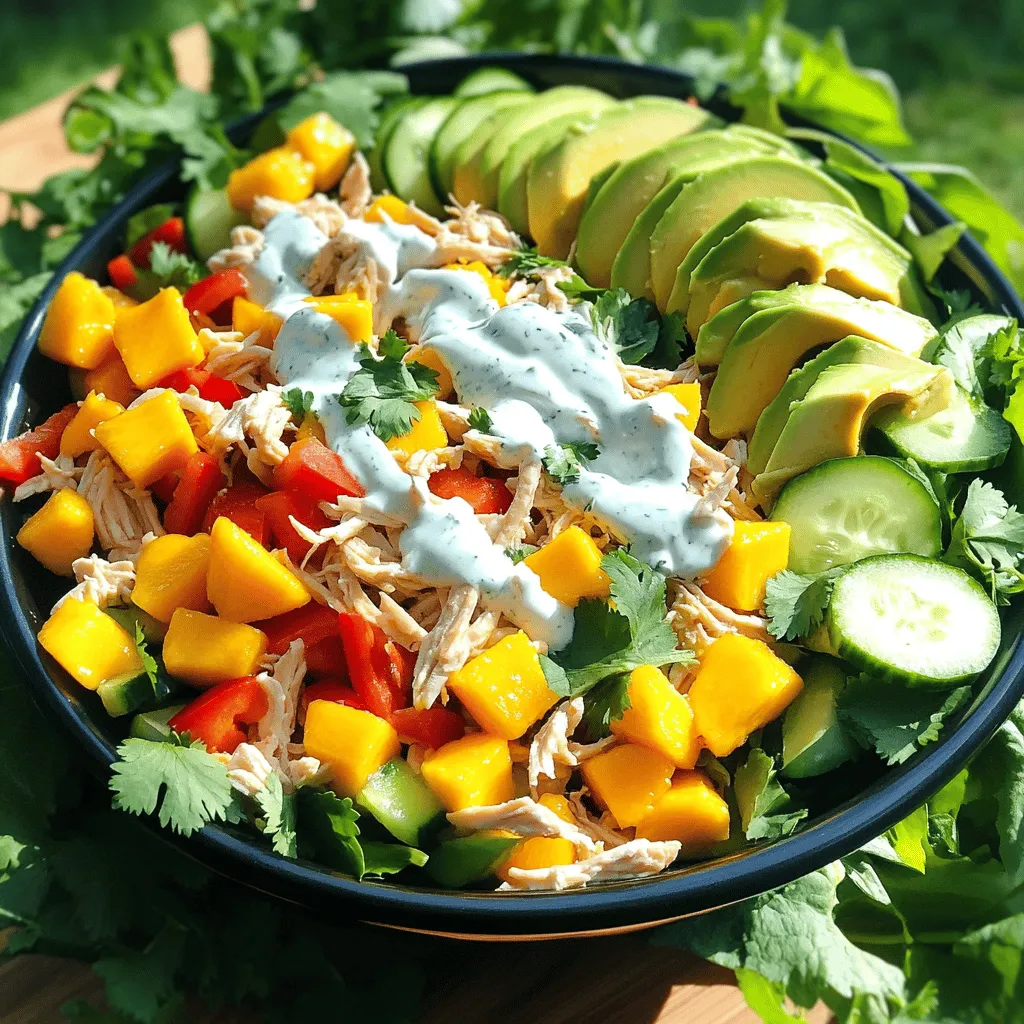 Mango Chicken Salad Fresh and Flavorful Creation