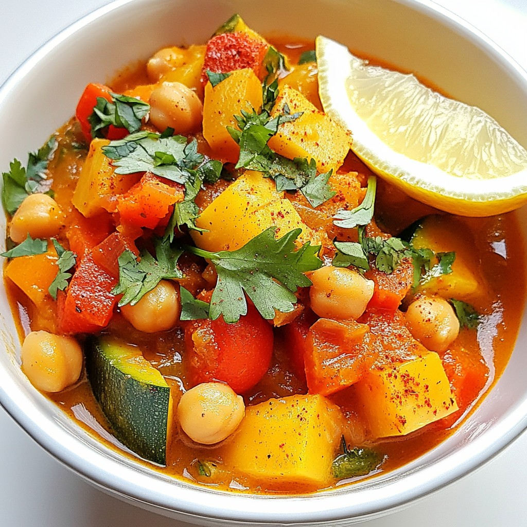Moroccan Chickpea Stew Flavorful and Hearty Meal