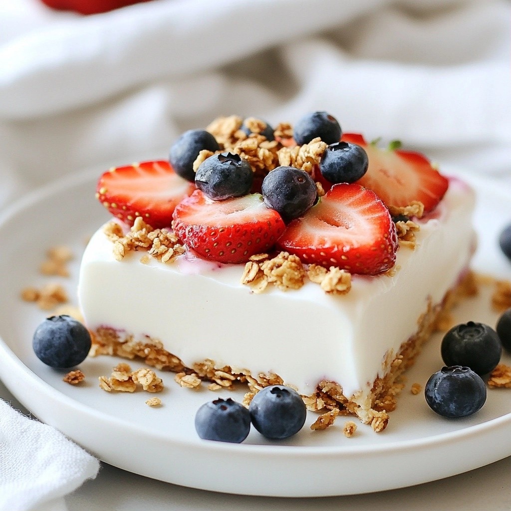 Sweet Kids-Friendly Blueberry Yogurt Bark Recipe