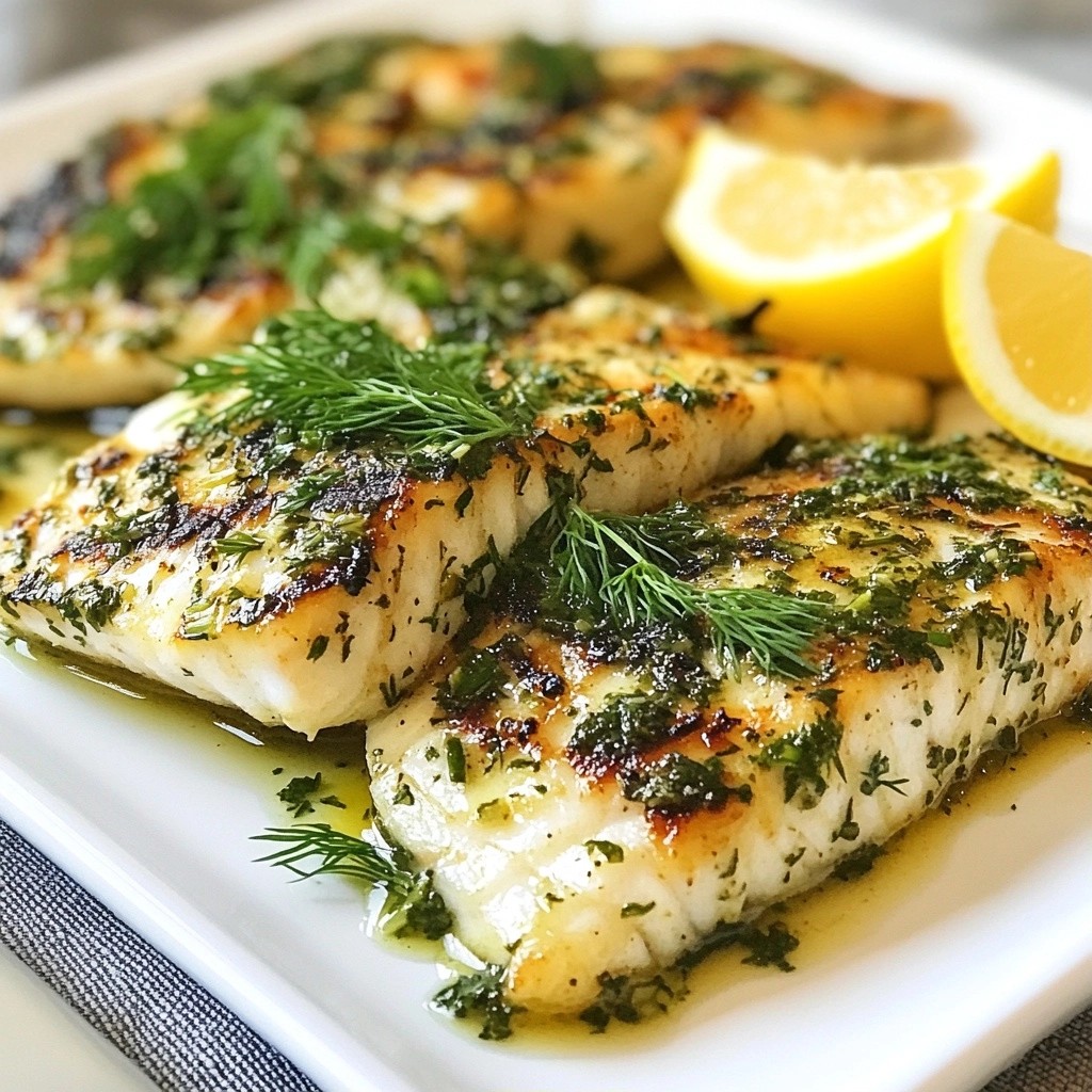 Savory Kid-Friendly Herb Grilled Fish Fillets Recipe
