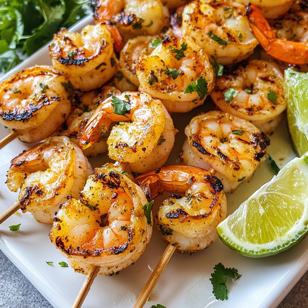 Chili Lime Shrimp Skewers Flavorful Grilled Delight