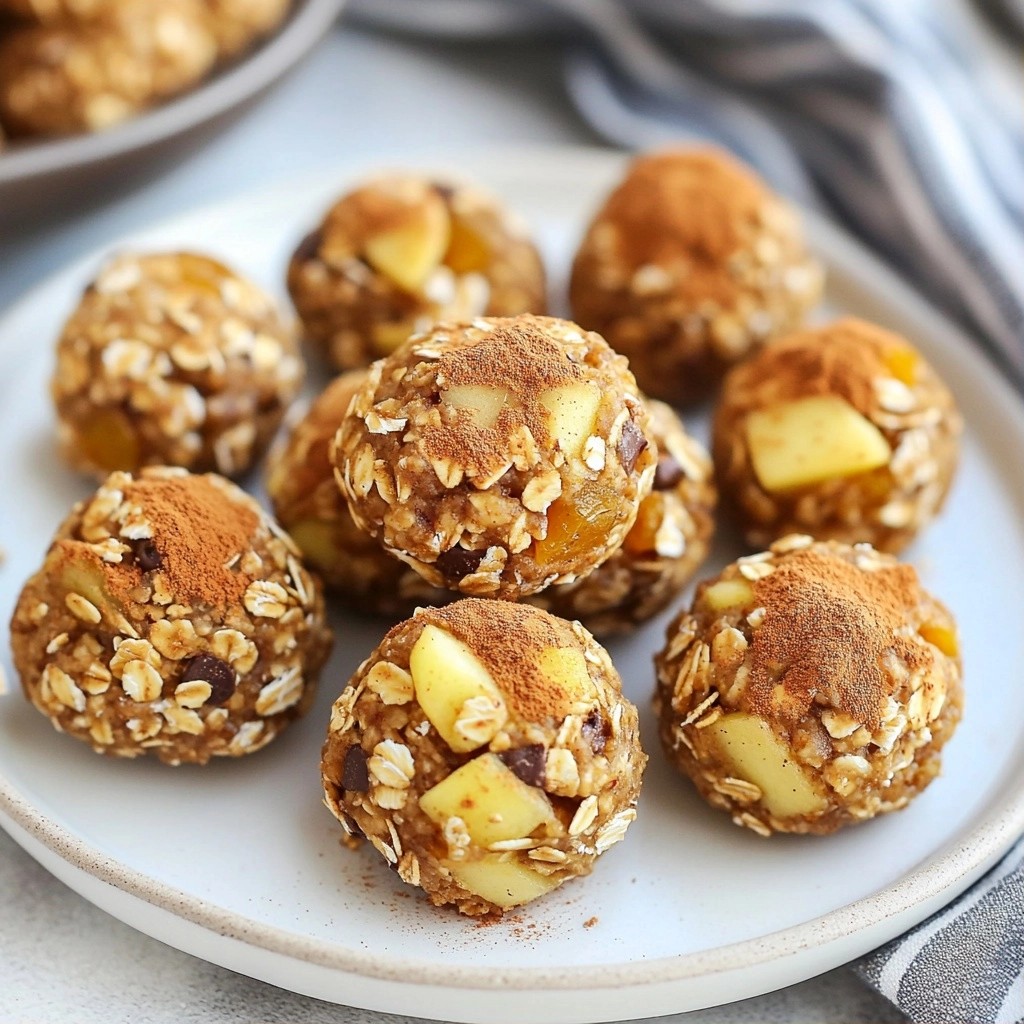Sweet Kids-Friendly Apple Cinnamon Energy Bites Recipe