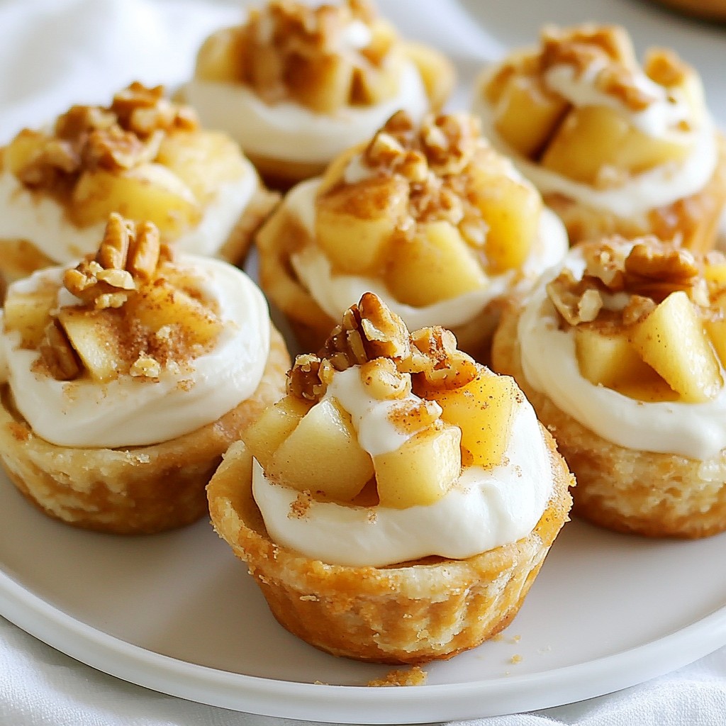 Cinnamon Roll Apple Pie Cups Delicious and Easy Treat