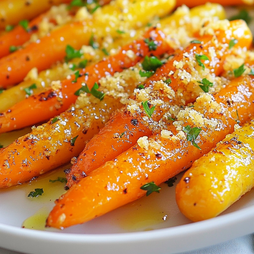 Roasted Garlic Parmesan Carrots Flavorful Side Dish