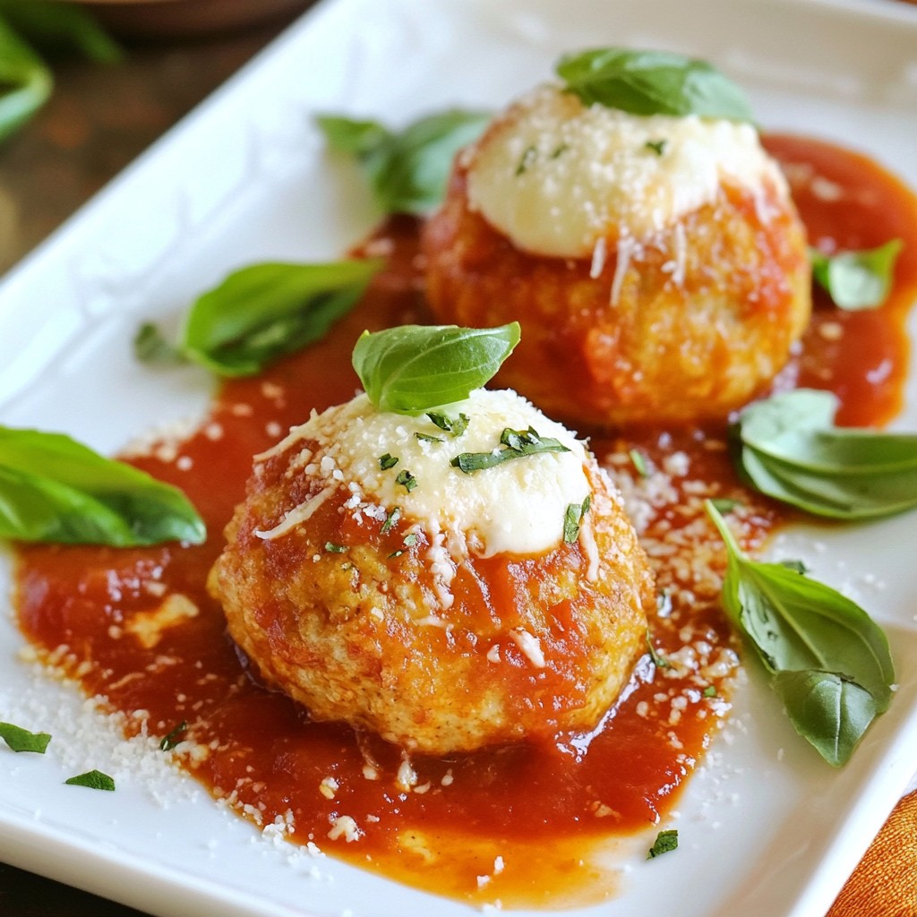 Chicken Parmesan Meatballs Tasty and Simple Recipe