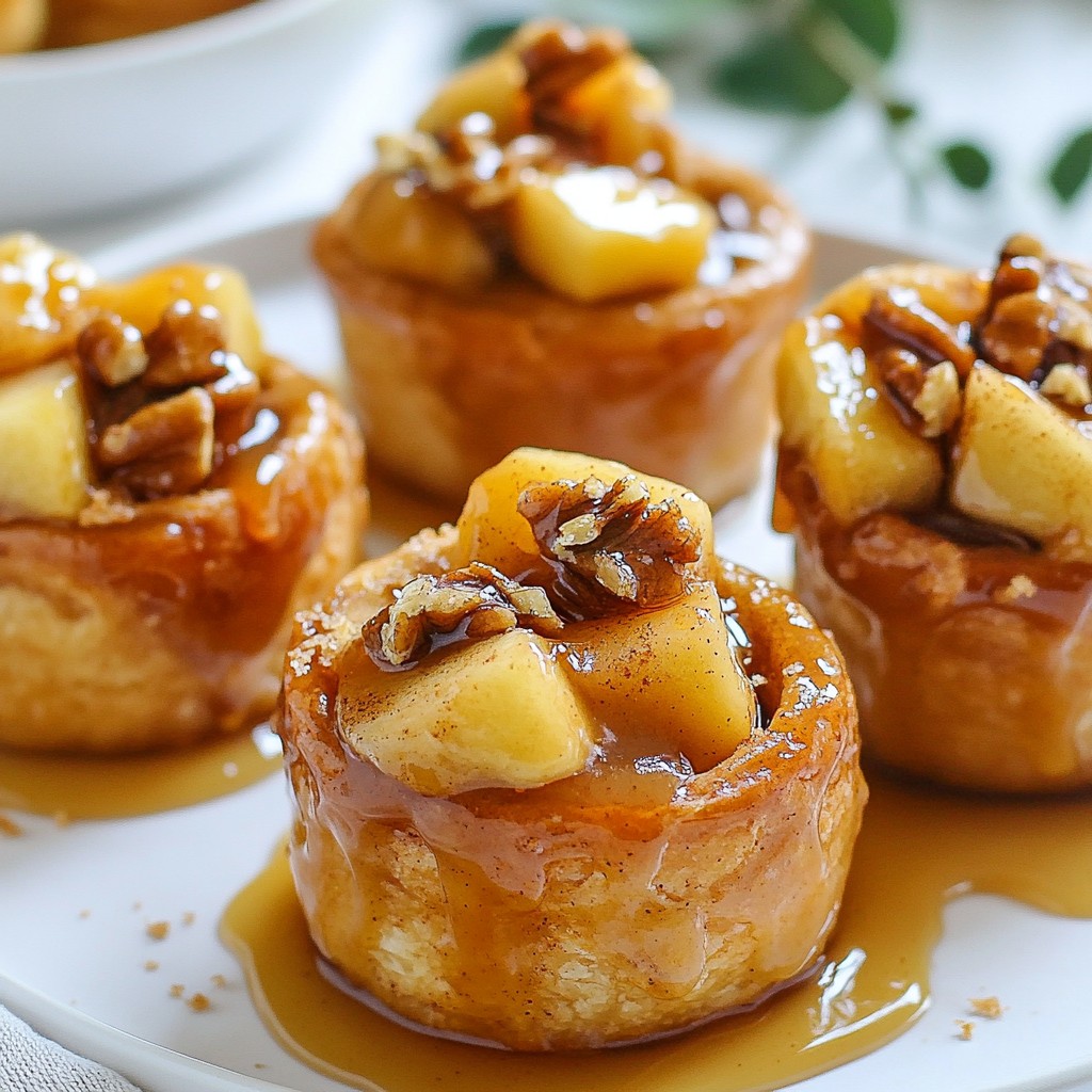 Cinnamon Roll Apple Pie Cups Delicious and Easy Treat